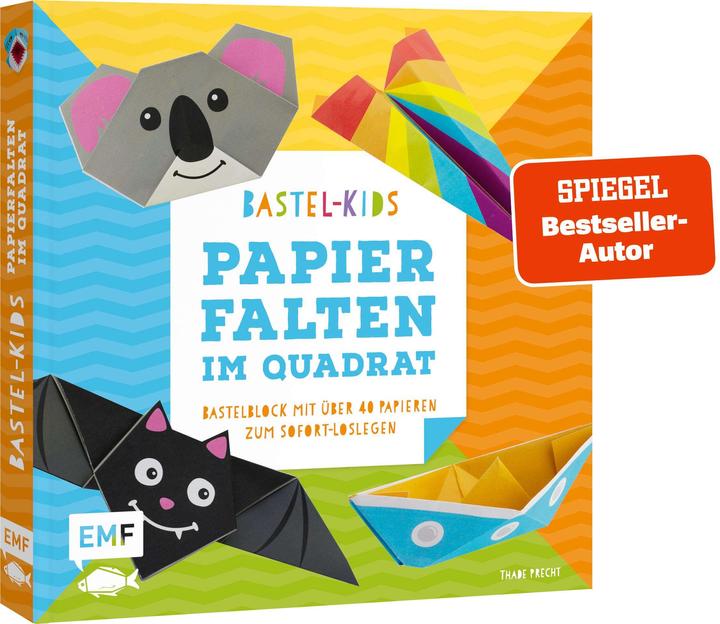 Bastel-Kids Papierfalten im Quadrat