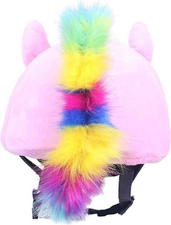 Produktbild Qhp reithelm-bedeckung einhorn