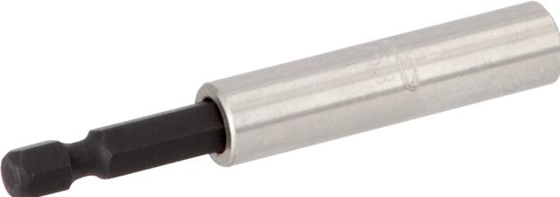 Actual product image Irimo 1/4" Magnetic universal bit holder with retaining ring, hexagon 75 mm - 5 pcs./plastic box (Bit holder)