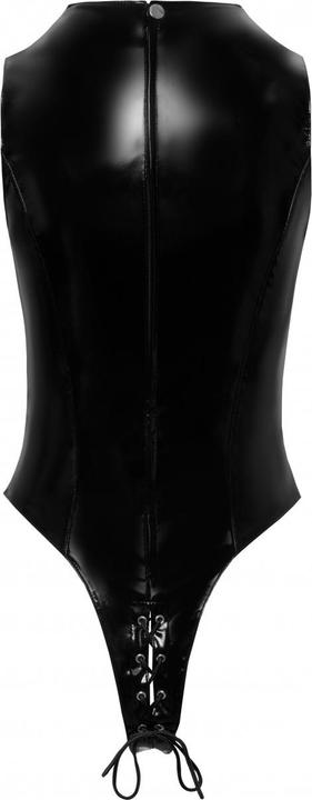 Actual product image Black Level Lacquer bodysuit (L)