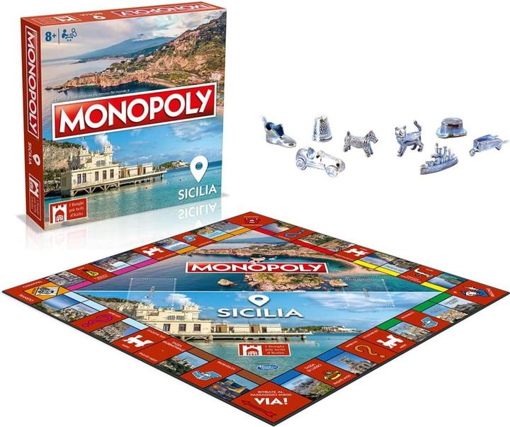 Immagine prodotto Monopoly - I Borghi Piu' Belli D'Italia - Sicilia (Tedesco)