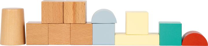 Actual product image small foot Wooden Building Blocks "Jungle Friends"