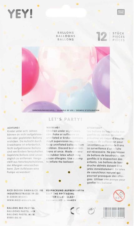 Image du produit Rico Design Ballon (12x)