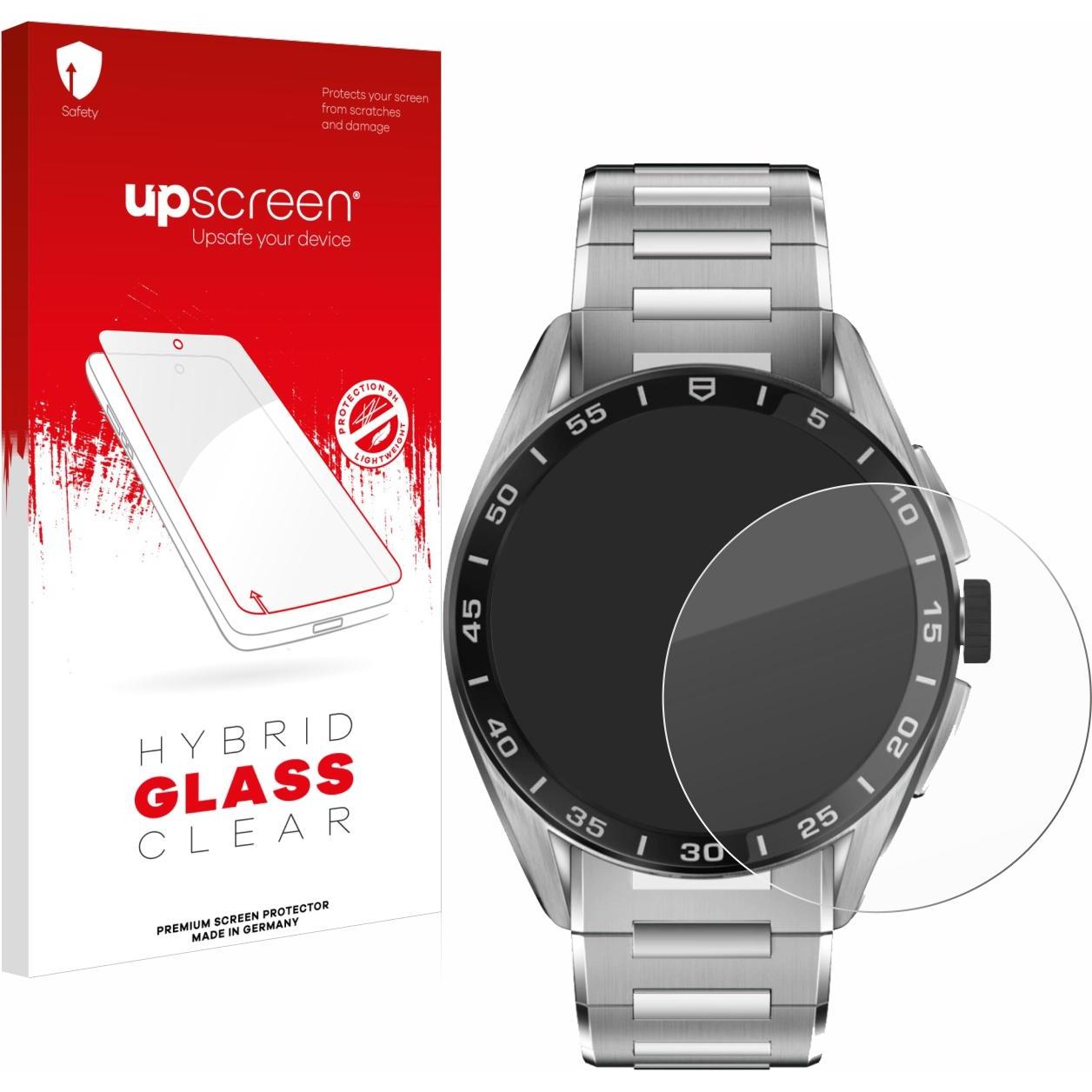 upscreen Scratch Shield Panzerglasfolie, Smartwatch Schutzfolie, Transparent