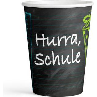Magni, Einweggeschirr, 9904414 - Becher My School Start, Fassungsvermögen 250 ml, Papierbecher, Schule, Einwegbecher (10...