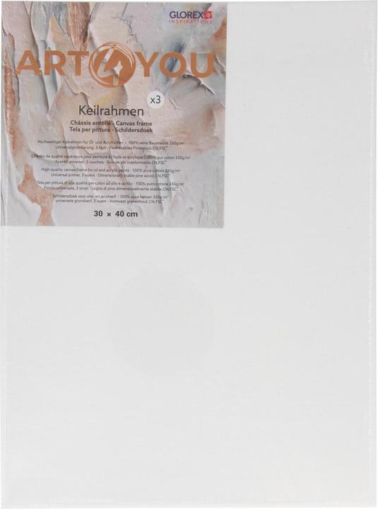 Glorex Keilrahmen-Set,30x40cm.60020005