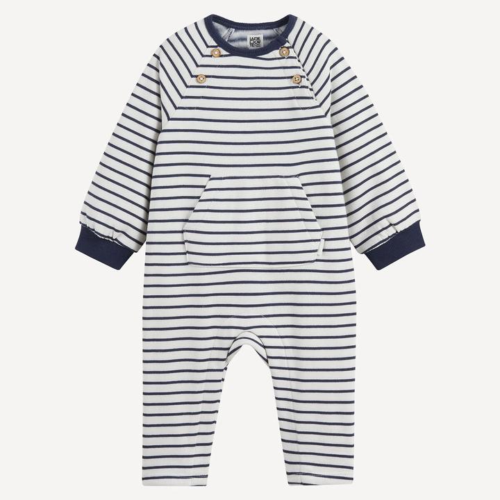 Actual product image La Redoute Collections Gestreifter Babyoverall (92)