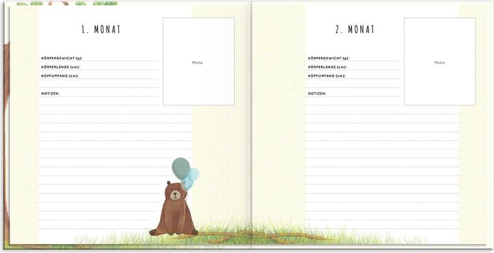 Produktbild Babyalbum - UNSER ERSTES GEMEINSAMES JAHR (21 x 21.80 cm)