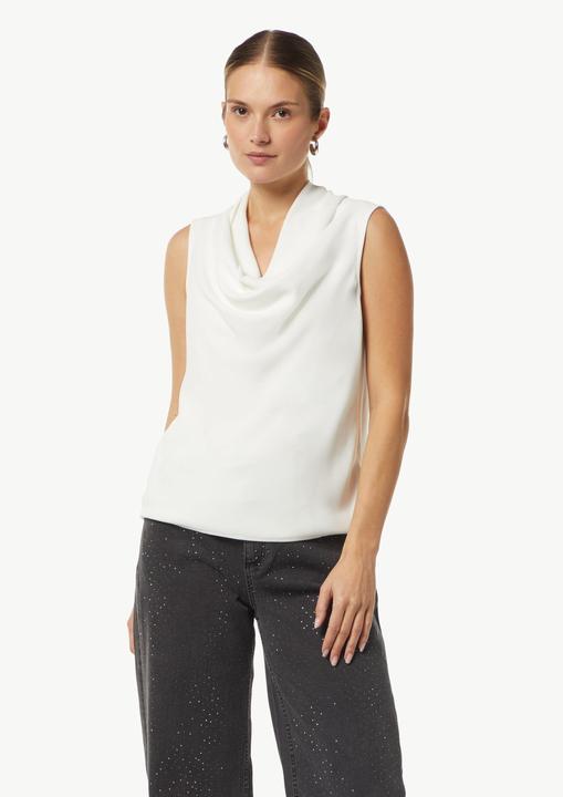 Immagine prodotto Comma T-Shirt Jersey-Top mit Wasserfall-Ausschnitt (44)