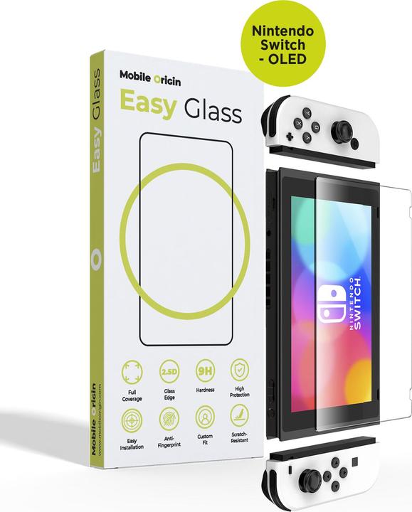 Actual product image Mobile Origin EasyGlass for Nintendo Switch - OLED
