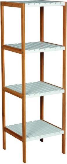 MSV ETAGERE 4 NIVEAUX BAMBOU ET MDF 34X33X110 (33 x 34 x 110 cm)