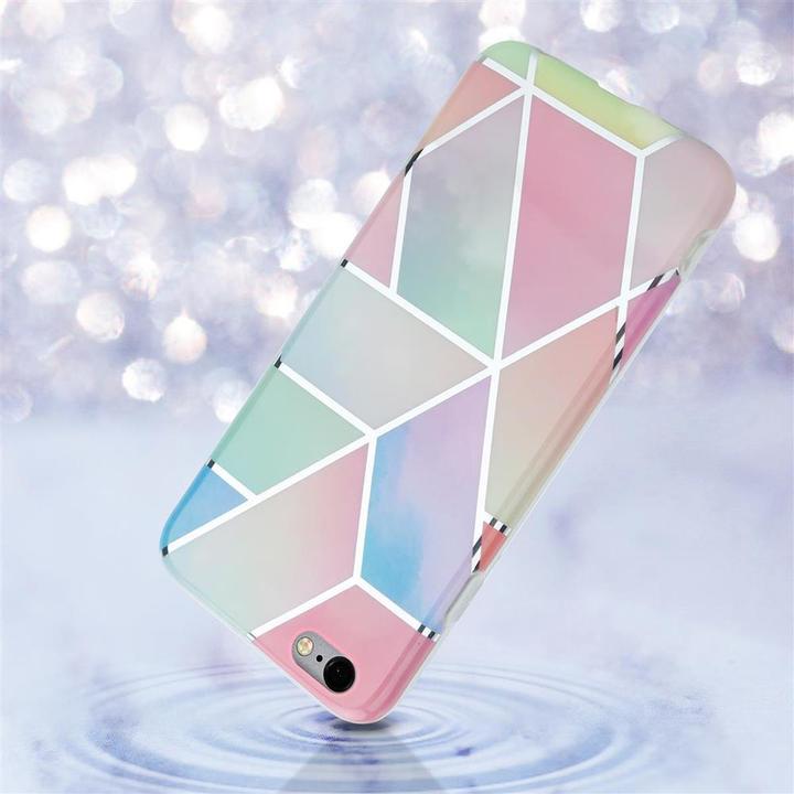 Image du produit Cadorabo Couverture IMD TPU Marbre coloré (Apple iPhone 6 Plus)