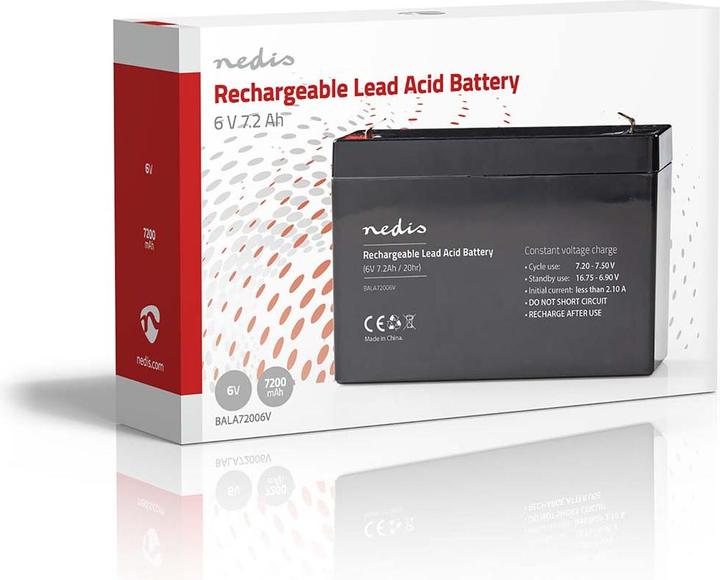 Batterie Plomb Acide - Ultracell UL4.5-6 - 6 V 4,5 Ah