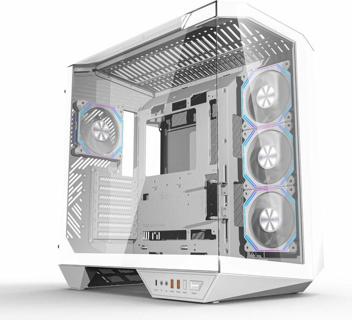 Actual product image Darkflash Tech ATX Semi-Tower Gehäuse DarkFlash DY470 Weiss (ATX)