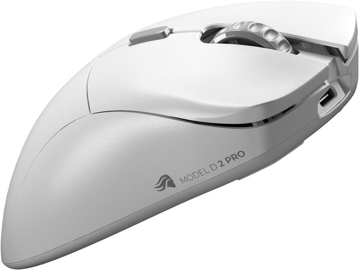 Actual product image Glorious Model D 2 PRO Wireless - 4K/8K Polling - White (Cable, Wireless)