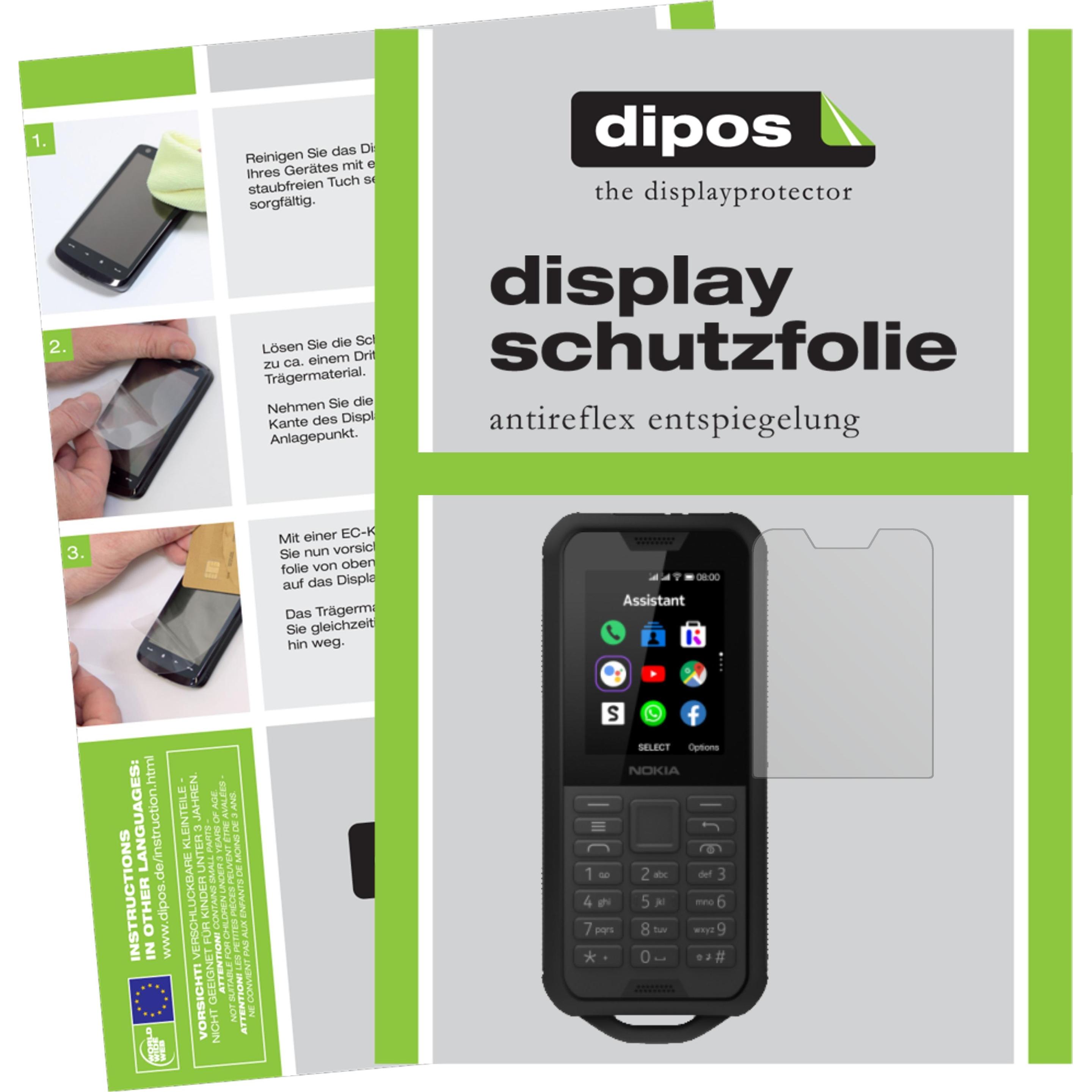 Dipos Displayschutzfolie Antireflex (1 Stück, Nokia 800 Tough), Smartphone Schutzfolie, Transparent