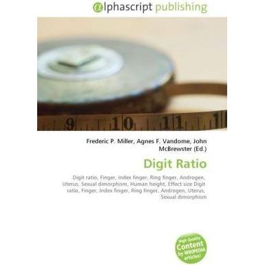 Digit Ratio, Fachbücher von Agnes F. Vandome, Frederic P. Miller, John McBrewster