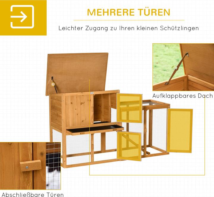 Image du produit PawHut Clapier pour petits animaux