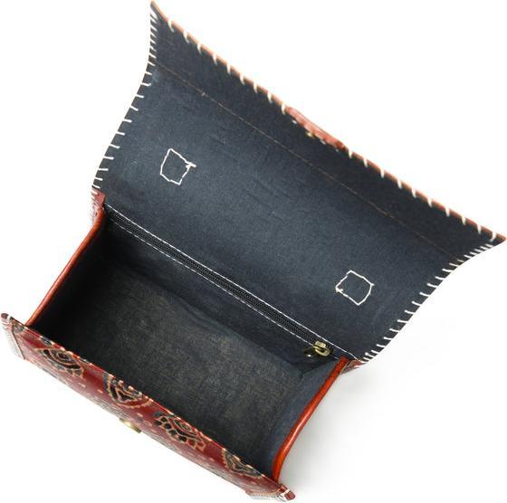 Immagine prodotto Only-Bags.Store Borsa a tracolla Ajrakh mistica marrone