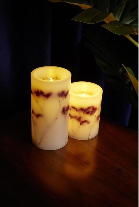 Produktbild Pauleen LED Wachskerze Shiny Bloom 2er Set (2 x)