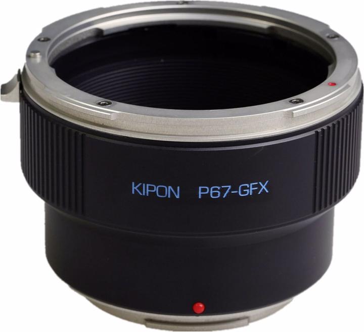 Actual product image Kipon Adapter for Pentax 67 to Fuji GFX