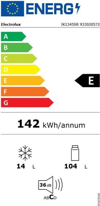 Energie-Label Electrolux IK1345SR (118 l)