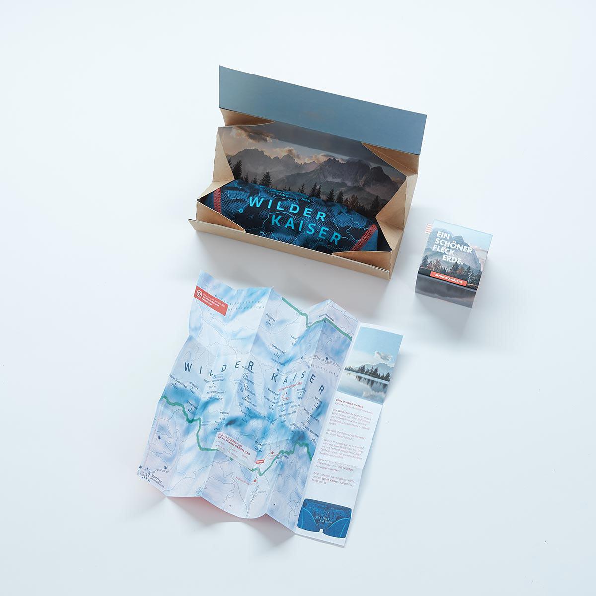 Ein schöner Fleck Erde, Herren, Unterhosen, Wilder Kaiser Boxer, Blau, (L)