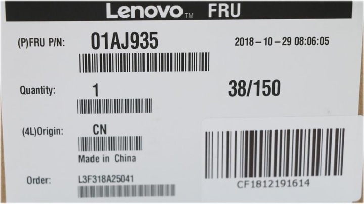 Produktbild Lenovo 01AJ935
