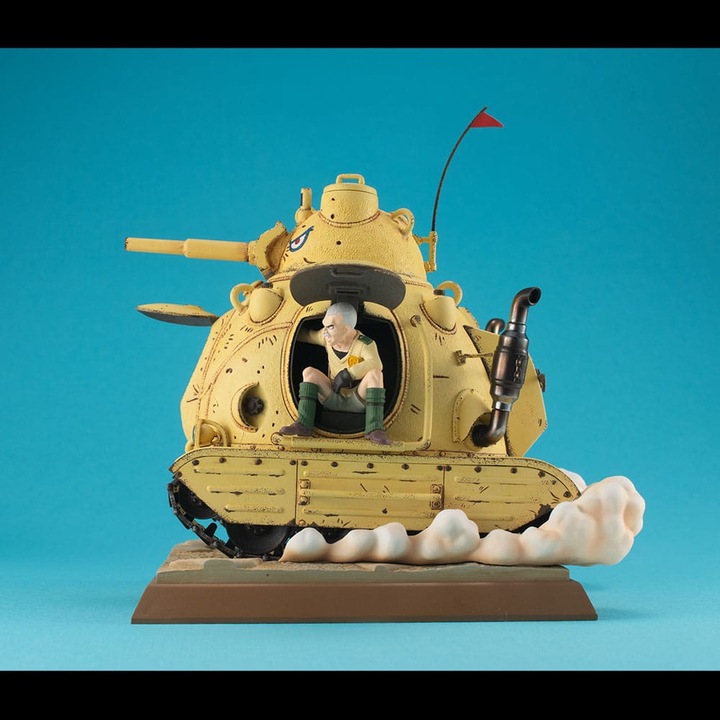 Produktbild Megahouse Sand Land Desktop Real McCoy EX PVC Diorama Royal Army Tank Corps No. 1 15 cm