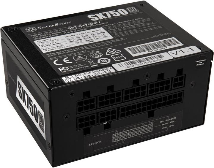 Immagine prodotto Silverstone SST-SX750-PT V.1.1 SFX alimentatore 80 PLUS Platinum, modulare - 750 Watt (750 W)