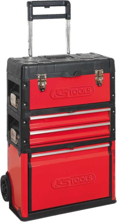 Image du produit KS Tools Caisse à outils mobile en plastique et tôle d'acier, TF 75 kg, h x l 720x320 mm (1 x)