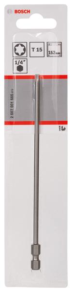 Image du produit Bosch Professional Zubehör Embout Torx T 15 Accessories extr (Six pans creux TX)