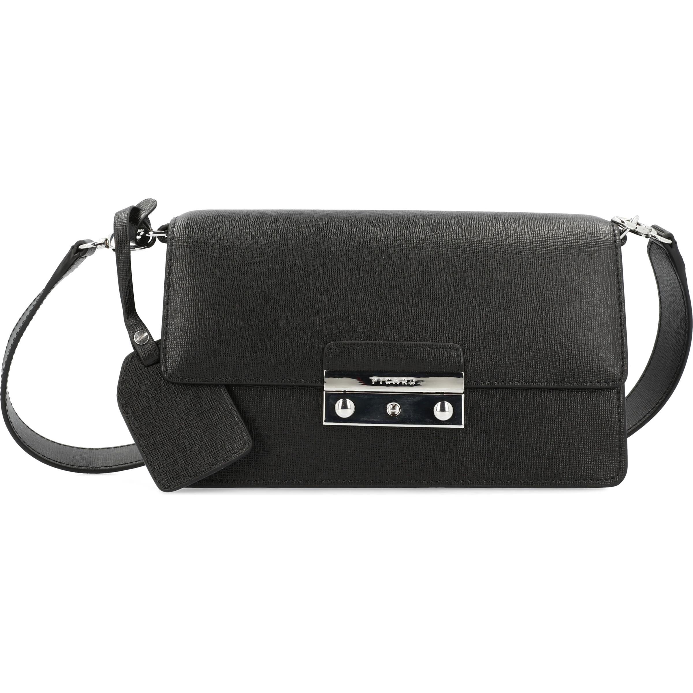 Picard, Handtasche, Schultertasche Superstar, Schwarz