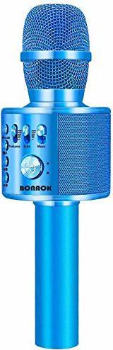 Bonaok Microfono karaoke blu