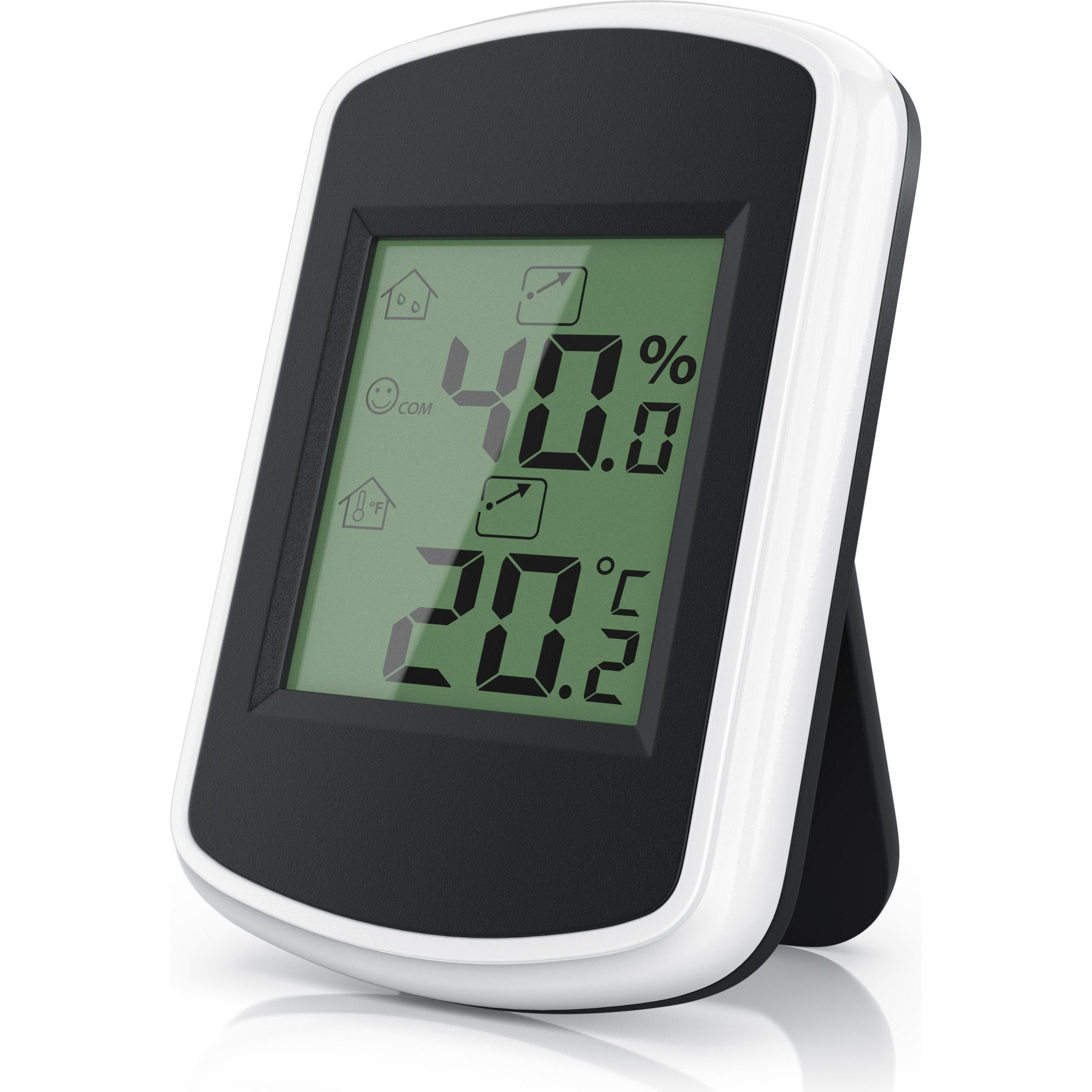 Bearware Wetterstation, Innenwetterstation, Thermometer Hygrometer, Temperatur und Luftfeuchtigkeit Messgerät, Wettersta...