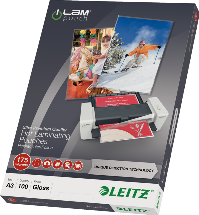 Productafbeelding Leitz Lamineerfilm (A3, 100 Stuk, 175 µm)