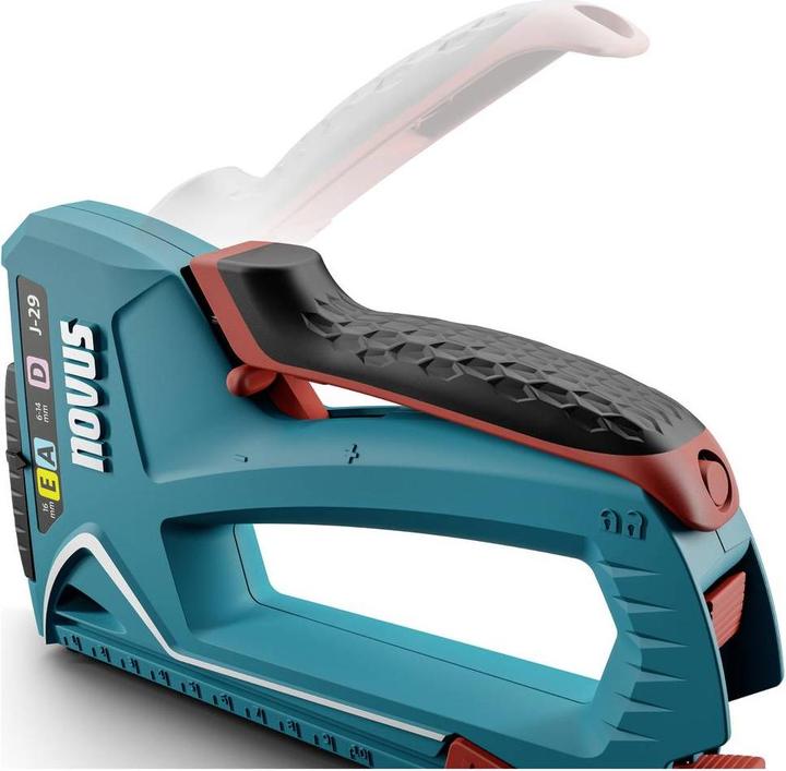 Actual product image Novus Tools J-29 030-0460 Hand tacker stapler type 53F, type 53, type 37, type 1