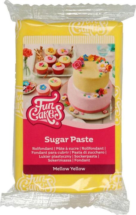 Actual product image FunCakes Sugar paste - Mellow Yellow - 250g