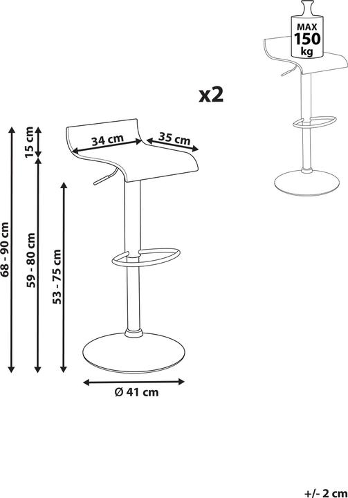 Actual product image Beliani Valencia
