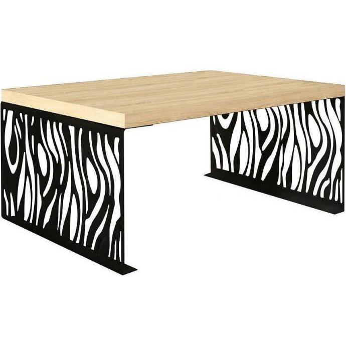 ADRK Furniture, Couchtisch + Beistelltisch, Mafei (100 x 70 x 45 cm)