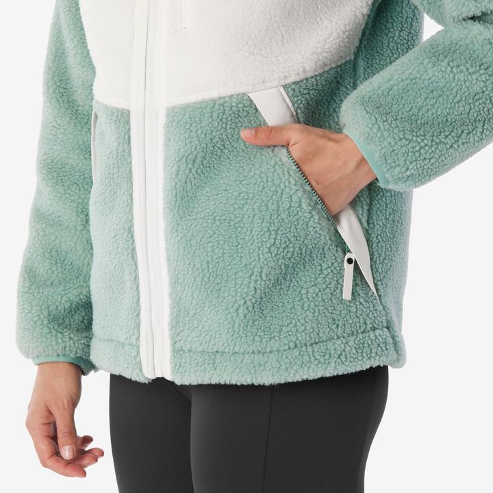 Image du produit Quechua Polaire de randonnée chaude femme, SH900 vert (XL)