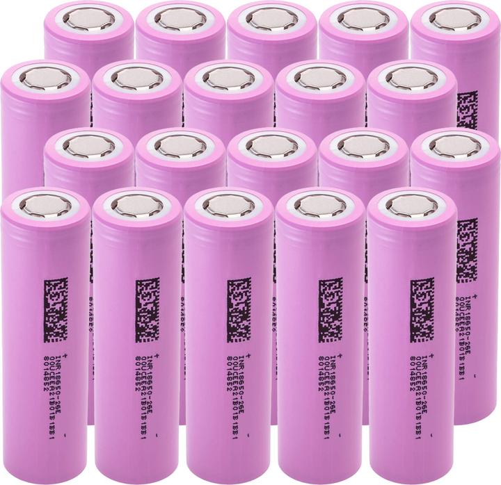 GreenCell 20GC18650NMC26 (20 pcs., 18650, 2600 mAh)