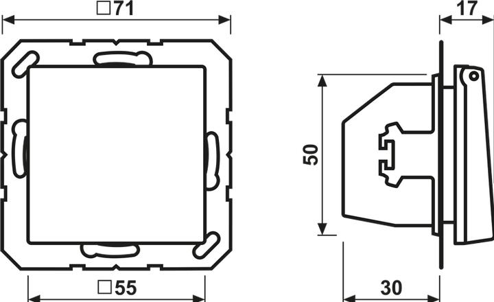 Actual product image JUNG SCHUKO socket outlet