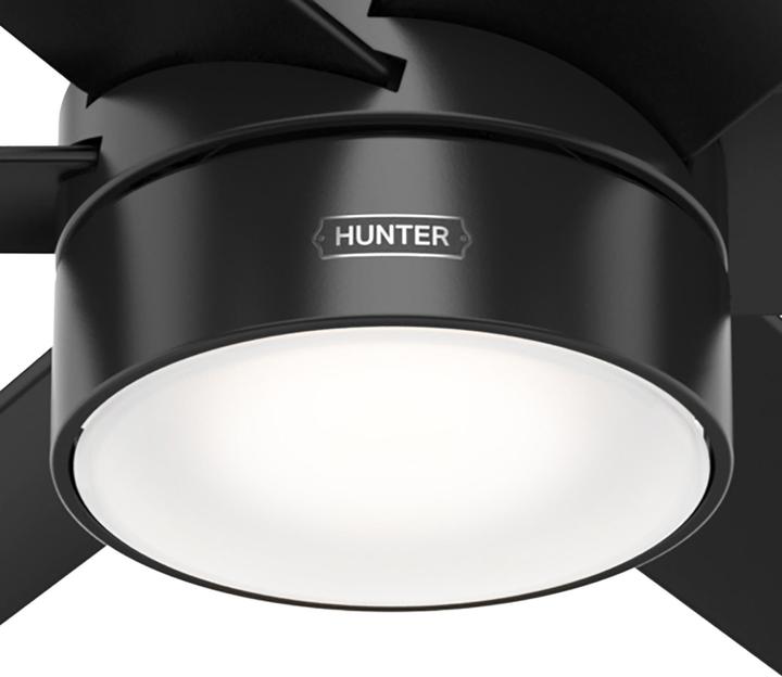 Immagine prodotto Hunter Fans DC Deckenventilator Solaria Schwarz 183 cm mit LED (44 dB)