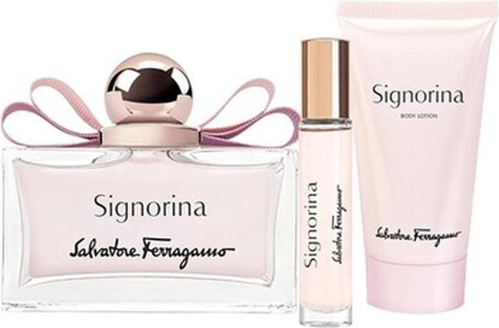 Salvatore Ferragamo Geschenkset für Damen mit Duft und Körperlotion