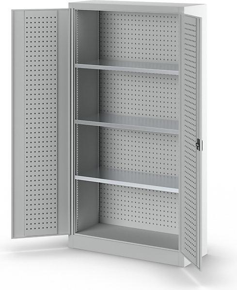 Actual product image kaiserkraft Tool cupboard with perforations (100 cm, 190 cm)