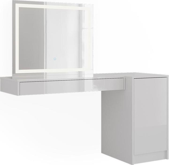 Produktbild Vicco Schminktisch Sherry, Weiss, 100 cm 3 Teile (100 x 40.10 x 76 cm)