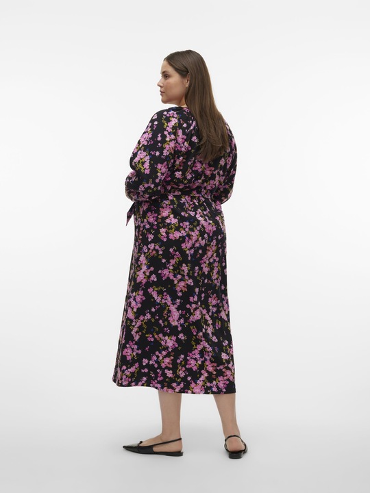 Image du produit Vero Moda Coupe normale Col rond Courbe Non réglable Poignets Robe longue (50)