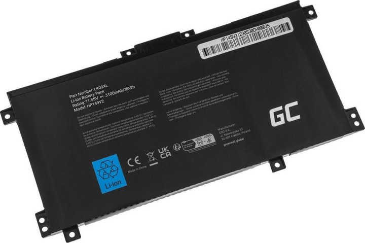 Immagine prodotto GreenCell Batteria del portatile (4 Celle, 3100 mAh)