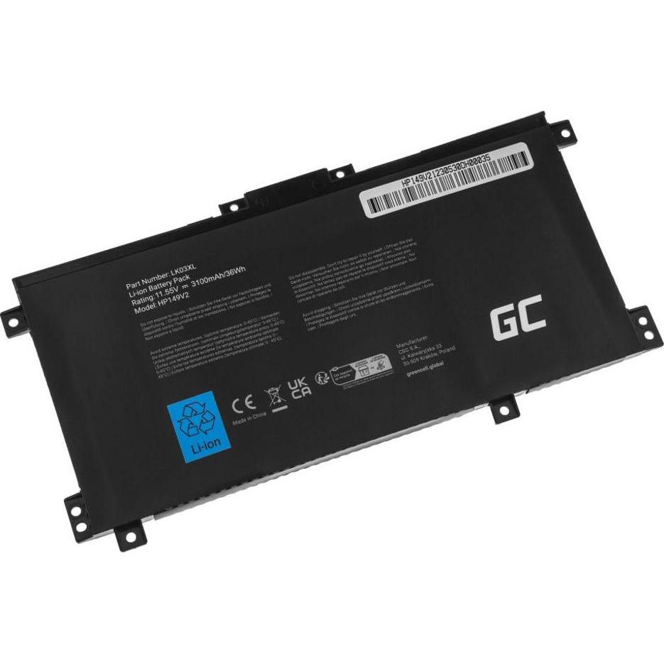 Thumbnail - GreenCell Laptop Battery (4 Zellen, 3100 mAh), Notebook Akku